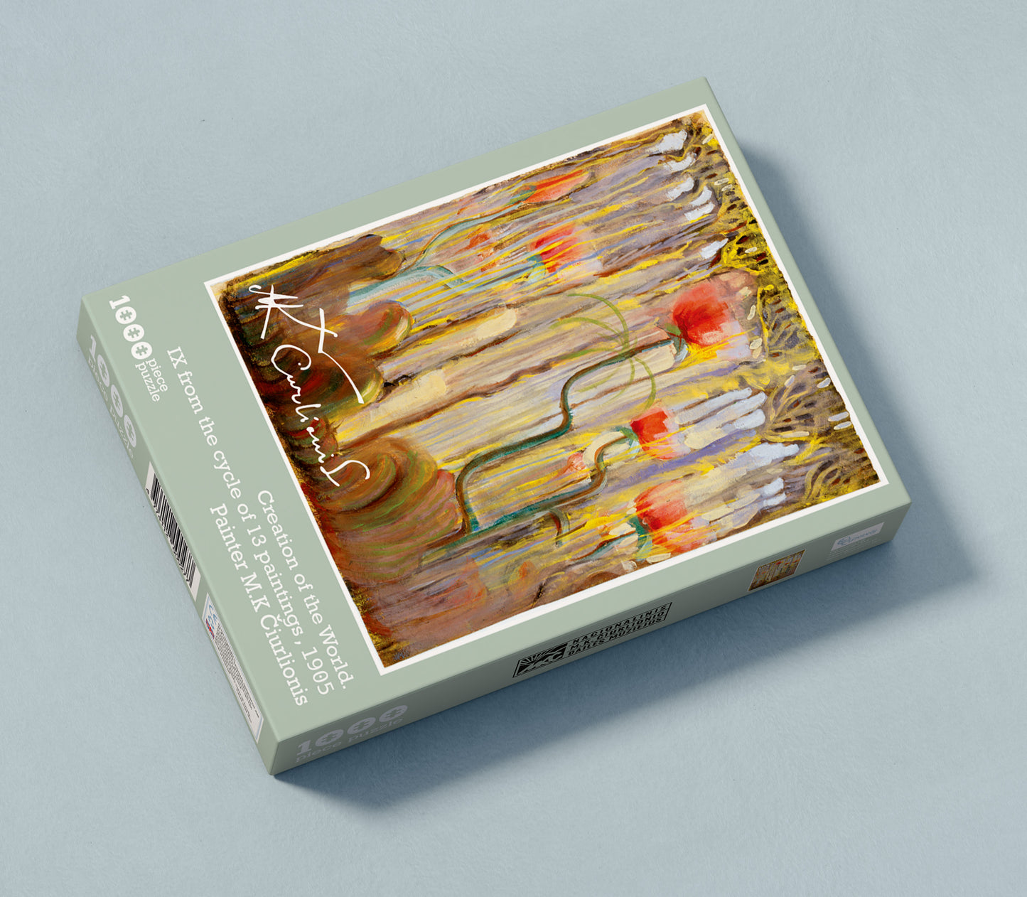 Dėlionė M.K.Čiurlionis, Pasaulio sutvėrimas IX“ (1000 detalių.)