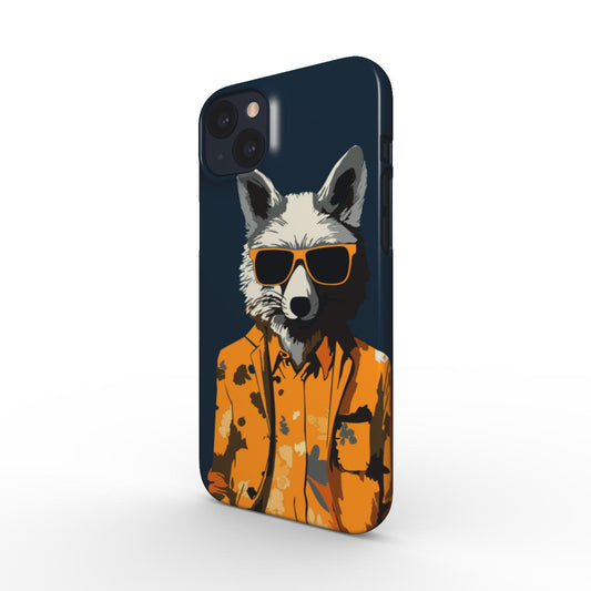 wolf with sunglasses Snap Phone Case